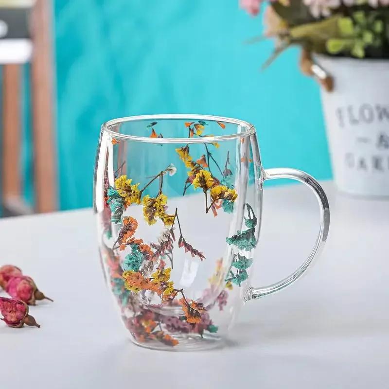 Elegant Glass Mug - Perfect for Travel