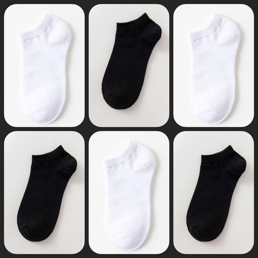 Cotton Daily Wear Ankle Socks- Pack Of 6