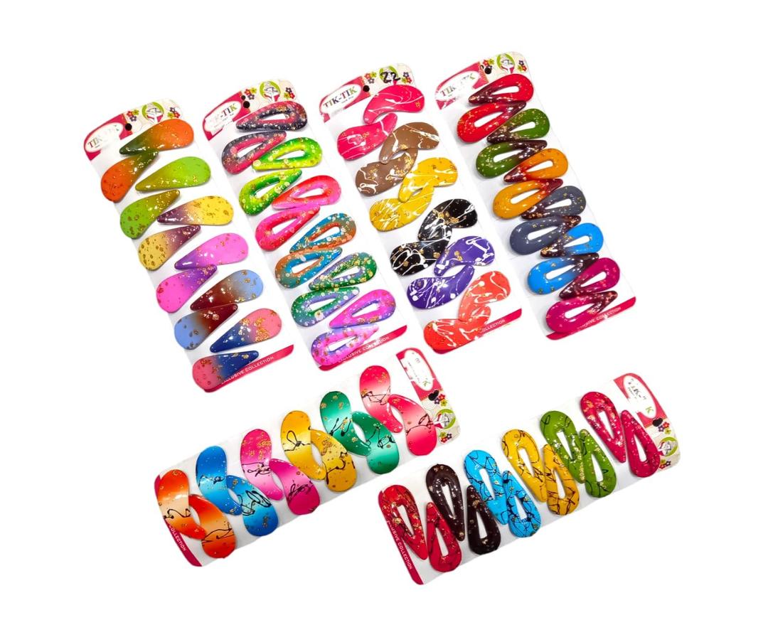 Multi Hair Pins For Girls - Pack Of 12