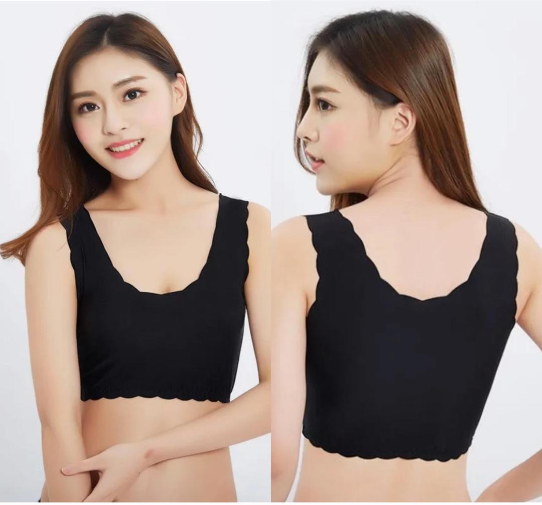 Silk Plain Comfortable And Lightweight Non-Padded Bra