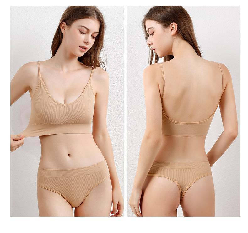 Jersey Plain Comfortable And Breathable Sports Bra