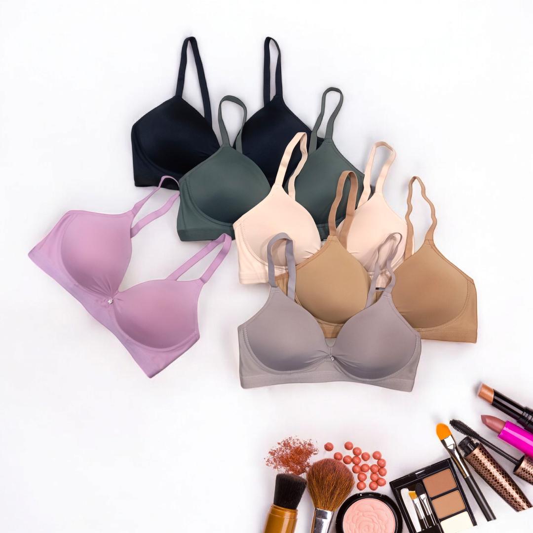 Comfortable Malai Padded Bra - Lightweight & Plain - 1 Pcs