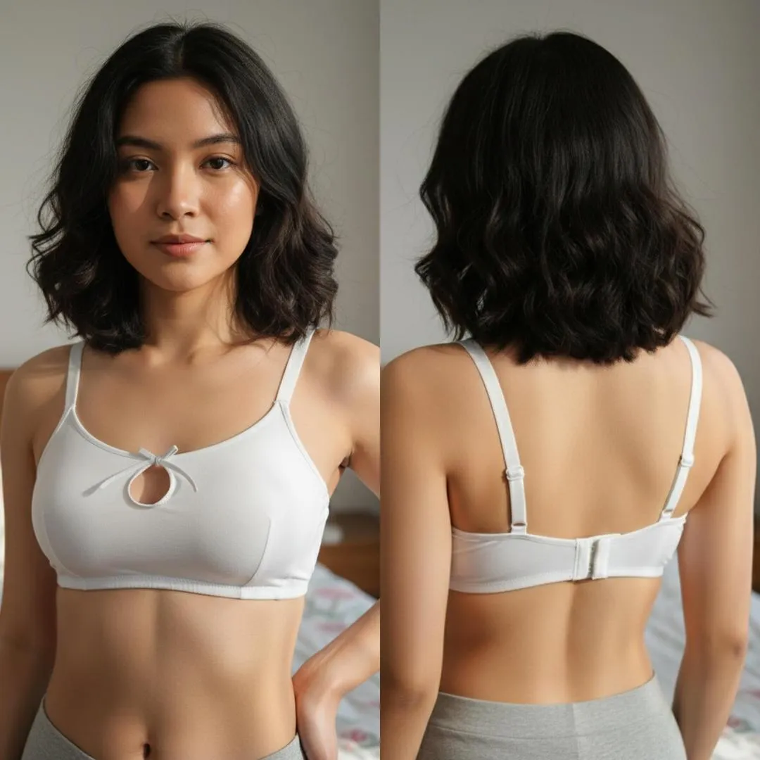 Silk Plain Comfortable And Lightweight Padded Bra