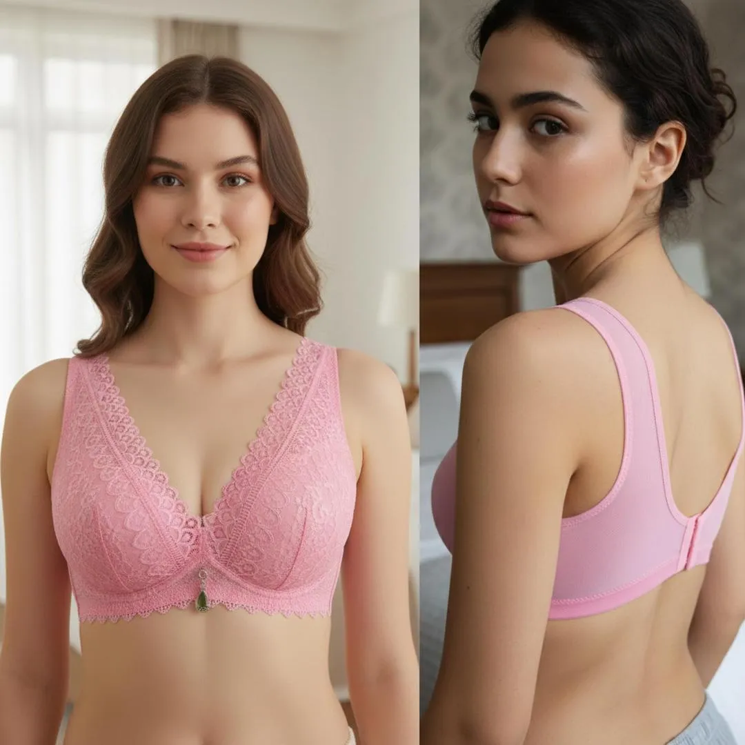 Nylon Plain Comfortable And Lightweight Padded Bra