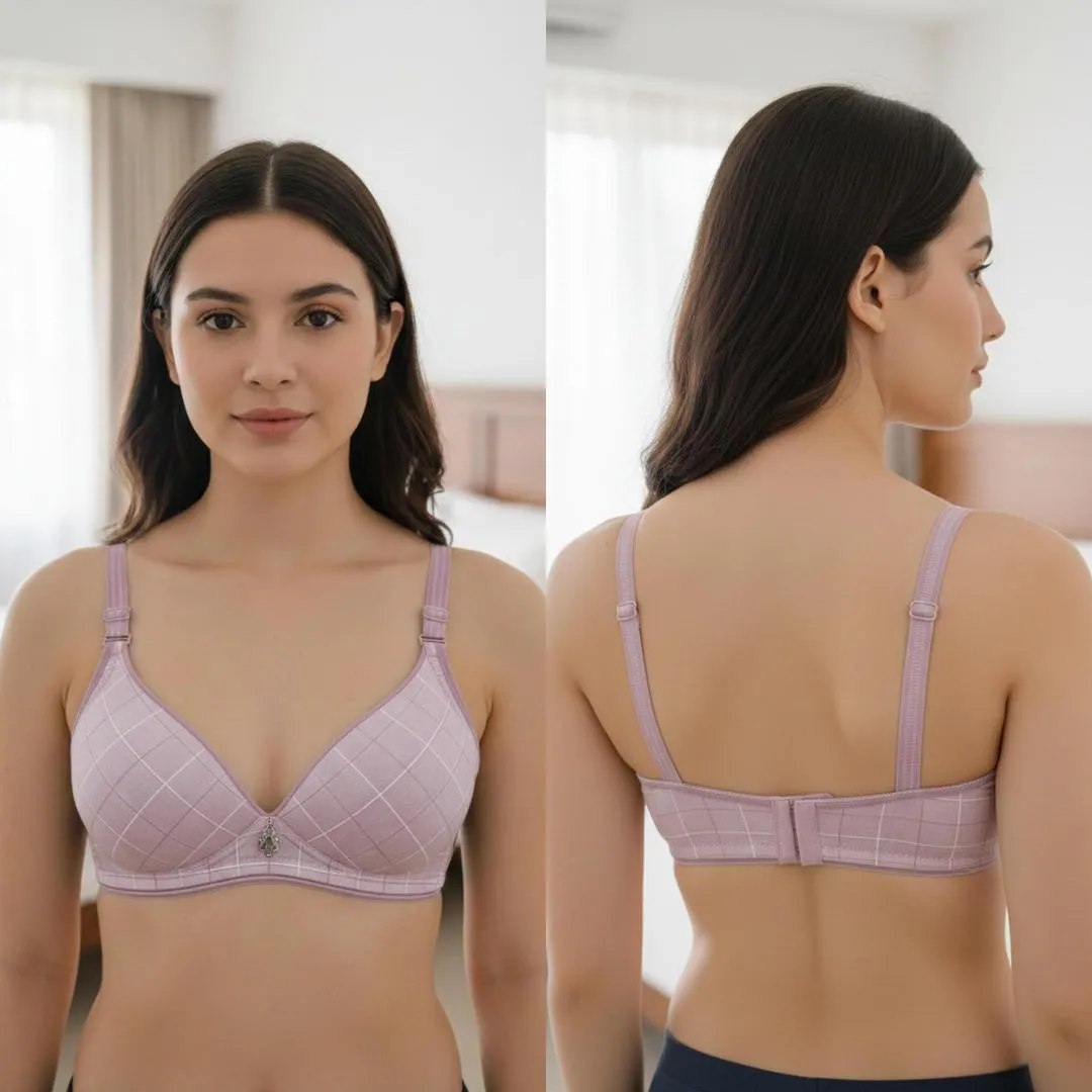 Jersey Printed Comfortable And Lightweight Padded Bra