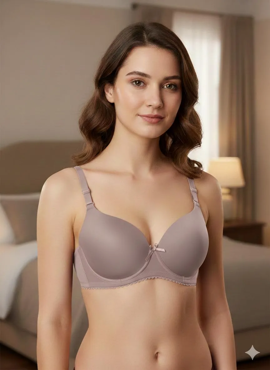 Malai Plain Comfortable And Lightweight Padded Bra