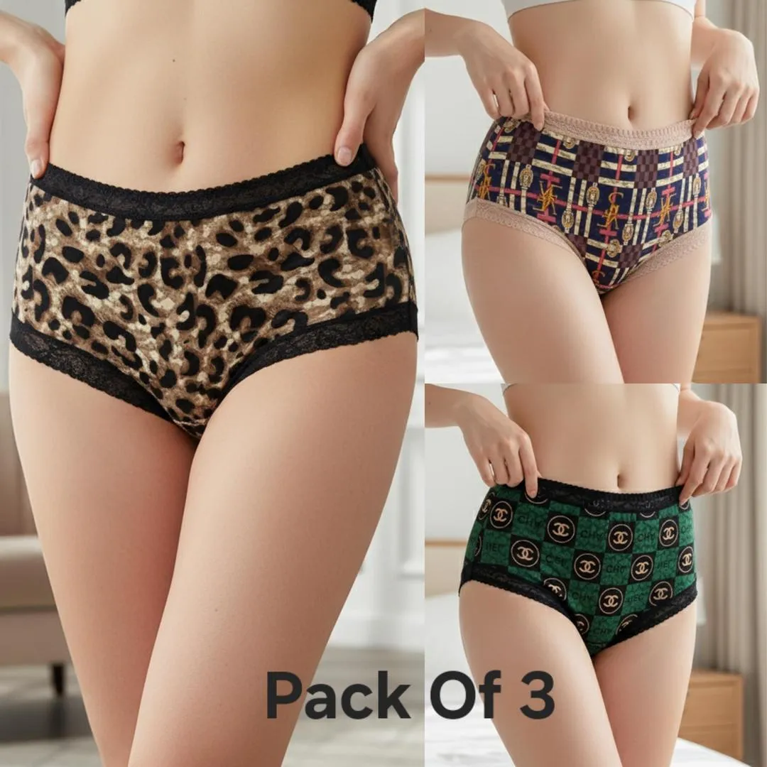 Spandex Printed Comfortable And Lightweight Brief