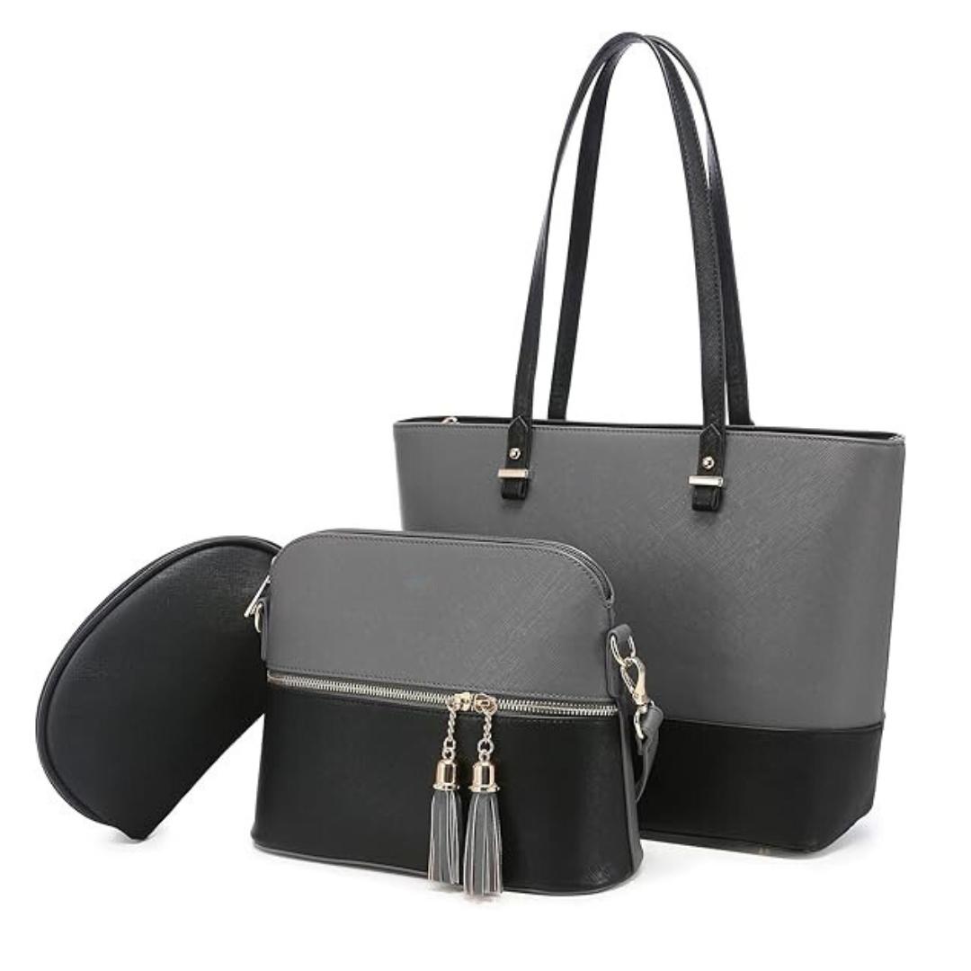 Women's PU Leather Textured Hand Bag