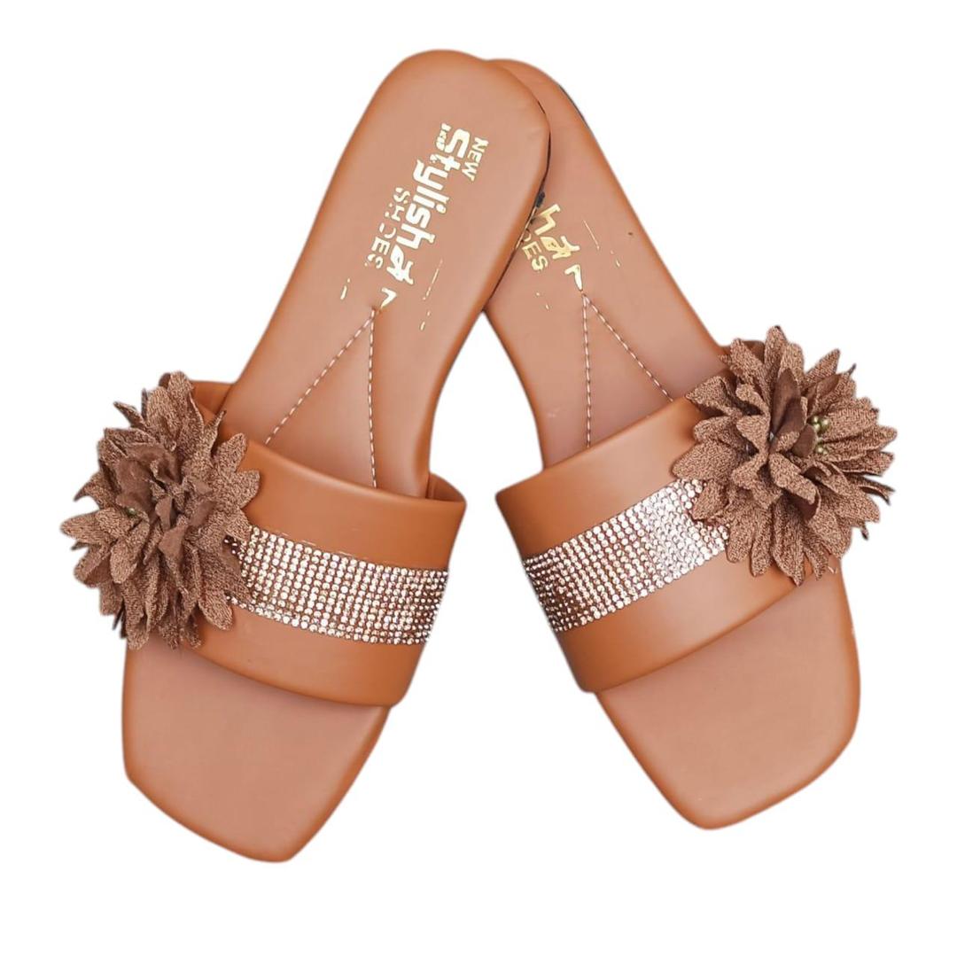 Stylish Women's Casual PVC Flats - 1 Pair