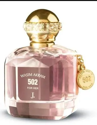 Wasim Akram 502 Floral Perfume 100Ml Pink Unisex thumbnail 2