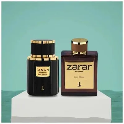 Janan Zarar Unisex Citrus Perfume Set 2 Bottles Black thumbnail 2