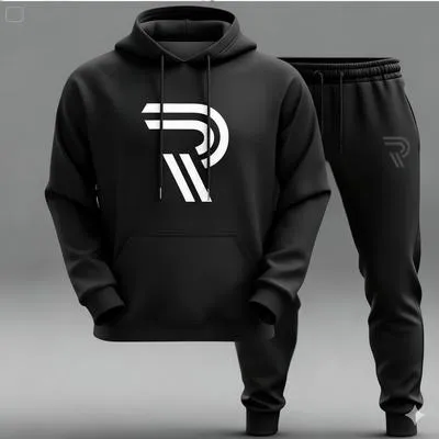 Trendy Printed Hoodie Track Suit for Men