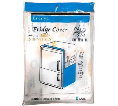Multicolor Printed Plastic Refrigerator Cover - 1 Pc