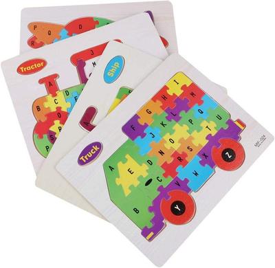 Wooden Alphabet Puzzles Board English Alphabet