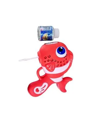 Fish Bubble Gun – Automatic Bubble Blower with Lights, Sounds & Fish Design