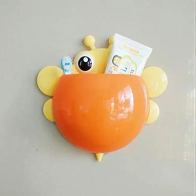 Multicolor Child-Friendly Toothbrush Holder - 1 Pc for Easy Bathroom Organization