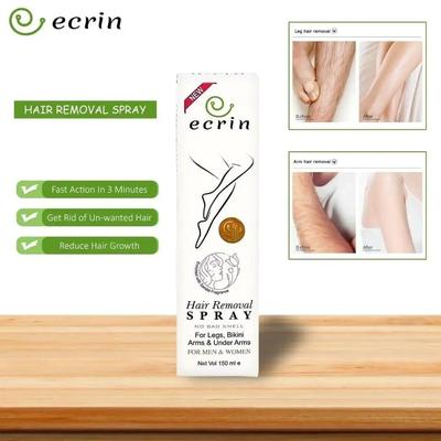 Painless Hair Removal Spray - Quick and Easy Application for Smooth Skin - 1 Pack