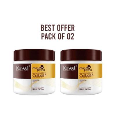 Collagen Treatment Hair Mask, Pack Of 2