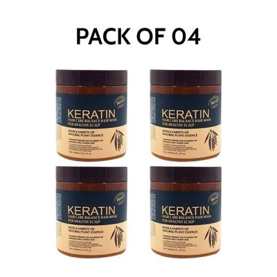 Keratin Hair Mask, 500ml - Pack Of 4