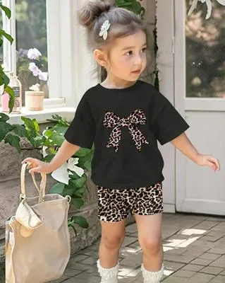 2 Pcs Girl's Stitched Jersey Printed Night Suit