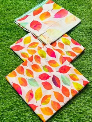 3 Pcs Women's Unstitched Digital Print Suit