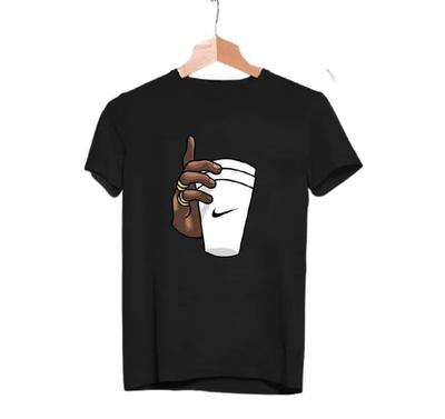 2 Pcs Micro Polyester Printed T-Shirt And Trouser