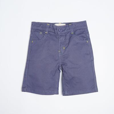 Zero & Beyond-Grey Twill Shorts