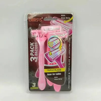 Chirs's Triple Blade Razors 3'S For Womens Imported