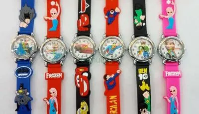 Multicolored Printed Analogue Kids Watch Pack of 2 Pcs thumbnail 1
