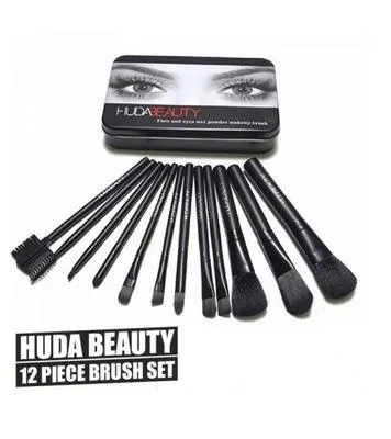 Huda Beauty Makeup Brush Set 12 Pcs