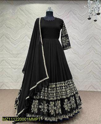 3 Pcs Women's Stitched Shamoz Silk Embroidered Suit thumbnail 5