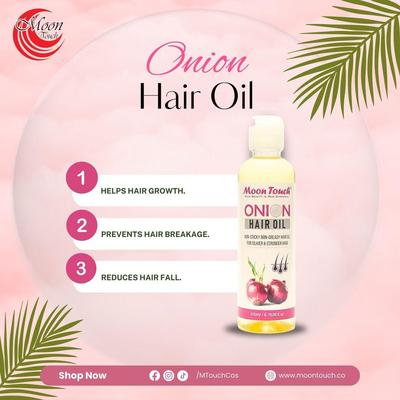 Moon Touch-Best Selling Onion Hair Oil (Regrow Hair in just 2weeks)