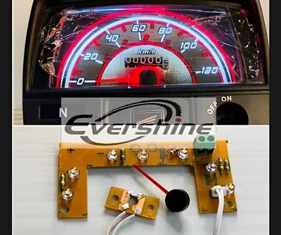 70cc Meter LED Glowing Kit with Glowing Red Niddle