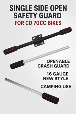 Single Side Open Safety Crash Guard – Fancy Openable Rod