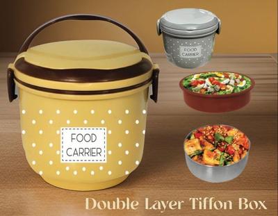 Double Layer Lunch Box- Easy To Clean And Maintain