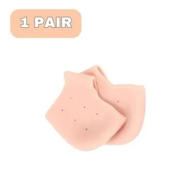 Unisex Silicone Anti Crack Heels Socks ,1 Pair