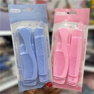 6 PCs Multicolor Hair Styling Comb Set For Kids , 1 Pack 