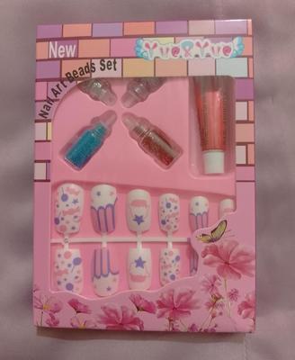 Kid's Customization Printed Nail Art & Shimmer Set