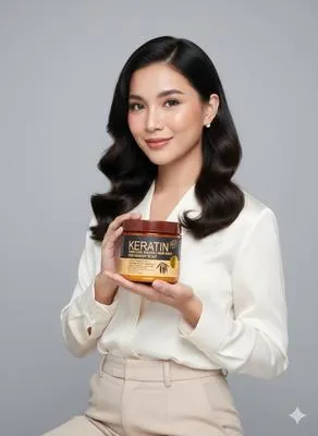 Keratin Hair Mask For Dry And Damaged Hair, 300 Ml, 1 Pc