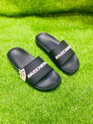 Men's Casual PU Leather Slide Slippers - Available in 4 Sizes