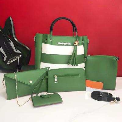 Girl's PU Leather Plain Shoulder Bag