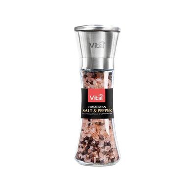 Himalayan Pink Salt & Black Pepper Grinder 500gm