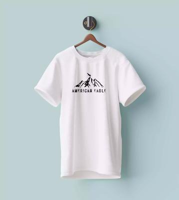 WYPO T-Shirt for Men Cotton Printed Graphic T-Shirt - Crewneck, White