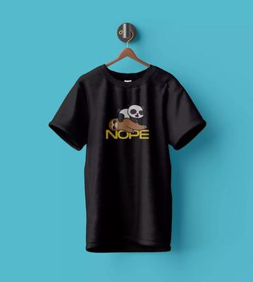 WYPO Premium Quality T-Shirt for  Man for Summer - Round neck, Black