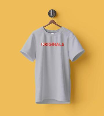 WYPO Premium Quality T-Shirt for  Man for Summer - Round neck, Grey