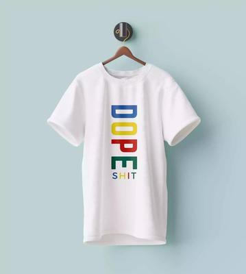 WYPO Premium Quality T-Shirt for  Man for Summer - Round neck, White