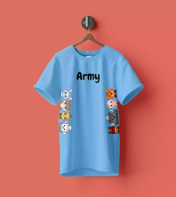 WYPO Premium Quality T-Shirt for  Man for Summer - Round neck, Sky Blue