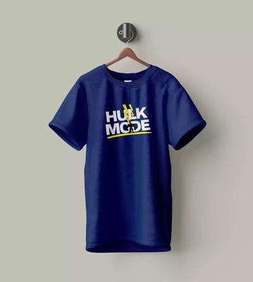 WYPO- Western Wear  Graphic T-Shirt -Crewneck, Dark Blue