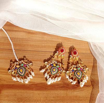Earrings Set With Bindiya