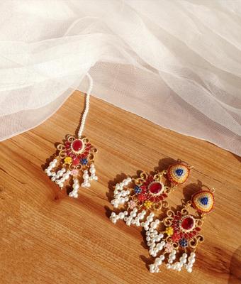 Earrings Set With Bindiya